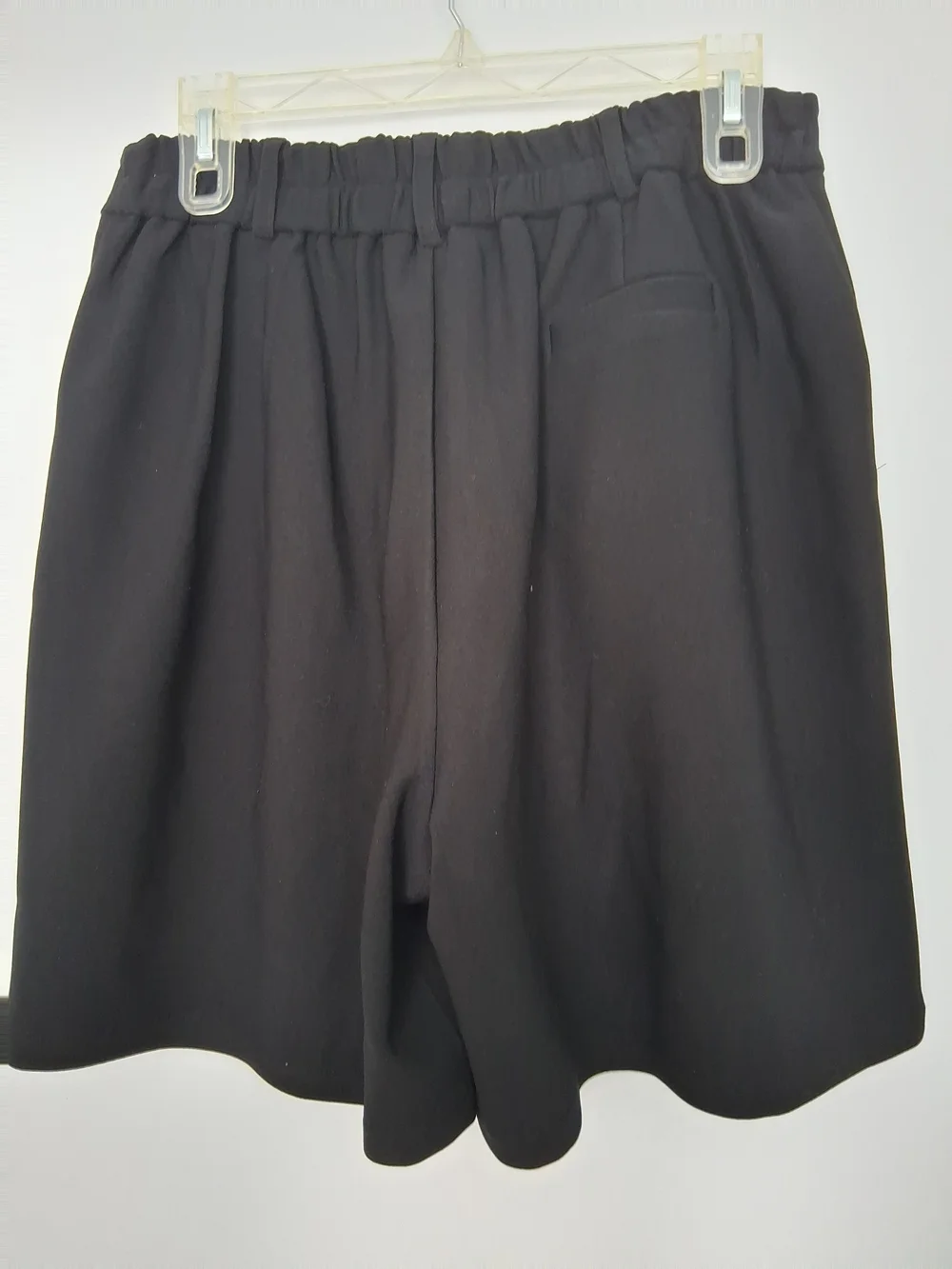 Joh Black Women's High-Waist Bermuda Dressy Shorts with Contrast Stitch